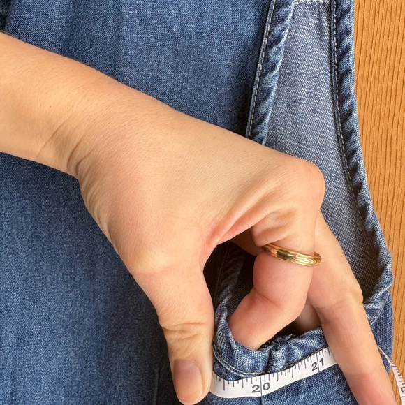 *HP* Ty Sleeveless Denim Midi Dress | Heritage Denim | Americana | Size 16 - Picture 5 of 7